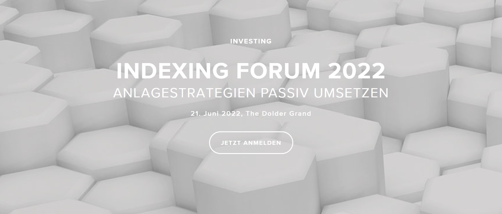 Indexing Forum 2022 – Implement investment strategies passively